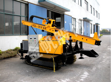 Гусеничная буровая установка - YGL-20X - WUXI JINFAN DRILLING EQUIPMENT CO.,LTD. - поворотная / гидравлическая / для строительной площадки