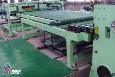 Медленная ligne de découpe transversale - KJA - Hengli CNC TechnologyCo., Ltd - для металла / для листа / контролируемая PLC