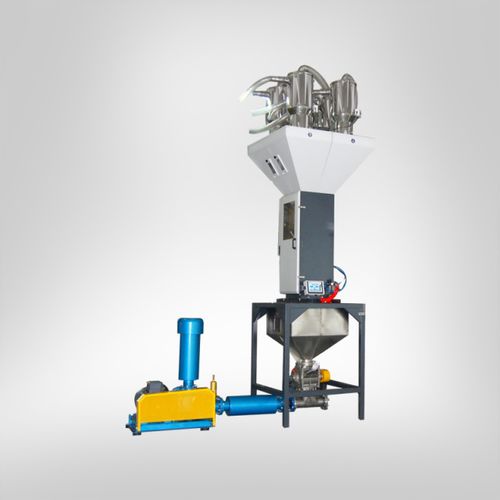 Гравиметрический дозатор-смеситель - WUXI LINGOOD MACHINERY TECHNOLOGY CORP. - для пластиковых гранул / для нагнетания под давлением / для экструдера