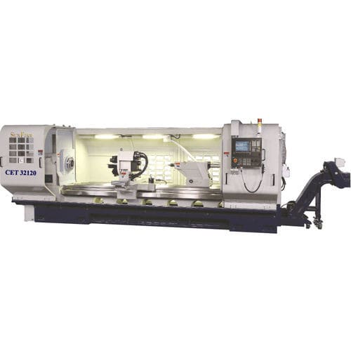 Токарный станок ЧПУ - CET series - SUN FIRM MACHINERY IND. CO., LTD. - горизонтальный / 2 оси / плоскостной