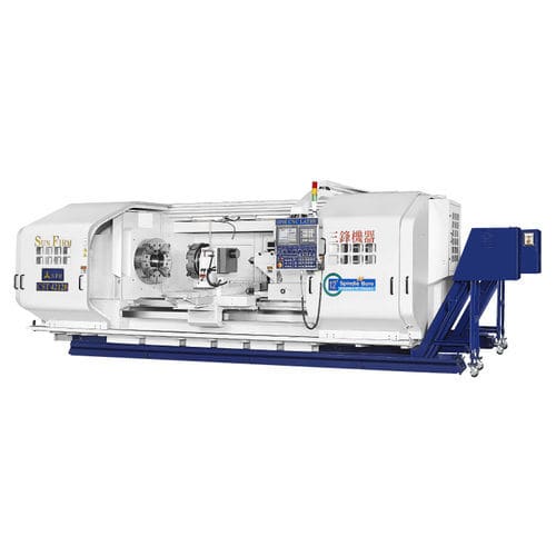 Токарный станок ЧПУ - CST series - SUN FIRM MACHINERY IND. CO., LTD. - горизонтальный / плоскостной / с двумя стержнями