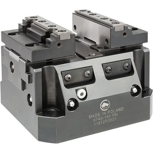 Тиски для станка - 6740-160 PN - Bison S.A. - пневматический / точный / самоцентрирующийся