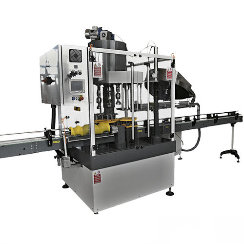 Ротационное устройство закупорки бутылок - Capline ROT - Albertina Machinery spol. s.r.o. - под давлением / с несколькими головками / автоматическое