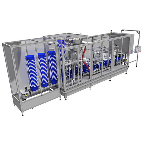 Линия розлива и укупорки для ведер - BUCKETLINE - Albertina Machinery spol. s.r.o.
