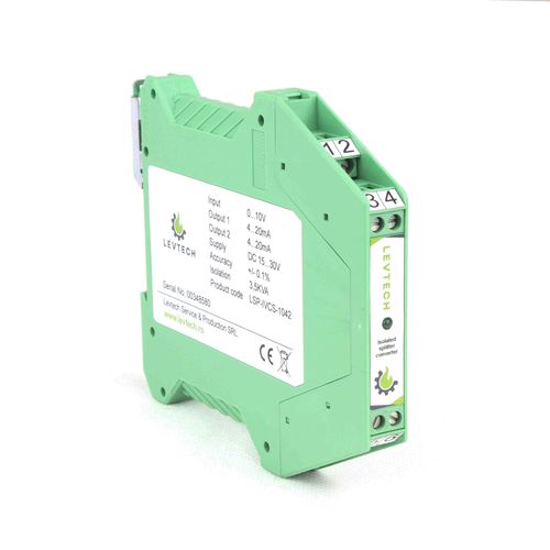 Преобразователь сигнала с гальванической изоляцией - LSP-IVCS series - Levtech Service  Production SRL - аналоговый / передатчик / изолятор