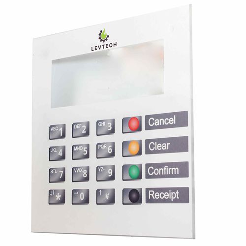 Цифровая клавиатура 20 клавиш - LSP-HCTP - Levtech Service  Production SRL - встраиваемая / из алюминия / для топливоподкачивающего насоса