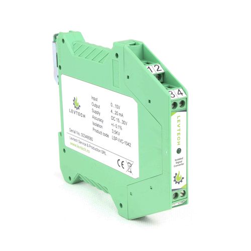 Аналоговый преобразователь сигнала - LSP-IC series - Levtech Service  Production SRL - передатчик / изолятор / на DIN-рейке