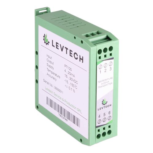 Трансмиттер температуры на DIN-рейке - LSP-TST - Levtech Service  Production SRL - RTD / Pt100 / Pt1000