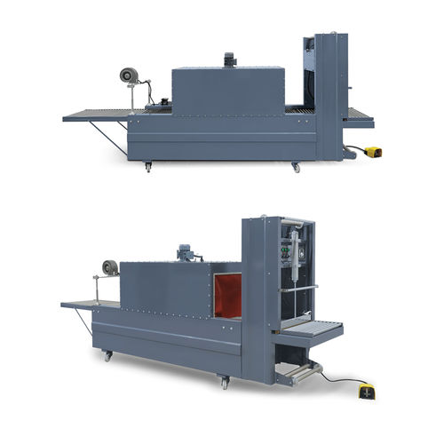 Полуавтоматическая обверточная машина - QP-1000-SSP - CMN MAKİNE ELEKTRİK GIDA OTOMOTİV SAN. TİC. LTD. ŞTİ. - с тоннелем для усадки