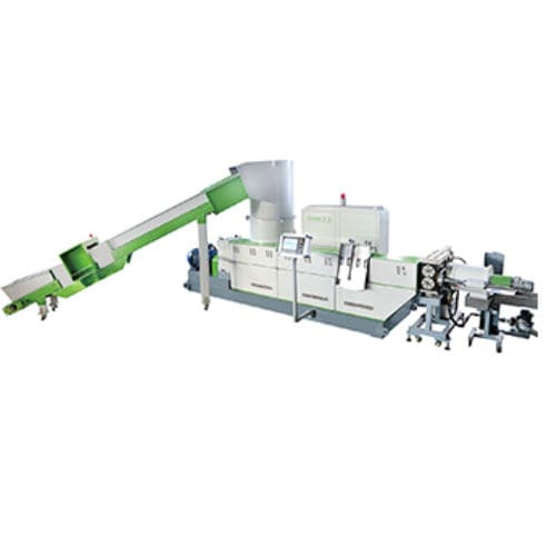 Устройство для переработки для PE - ML100 - Chengdu PURUI Polymer Engineering Company - для PP / с гранулятором