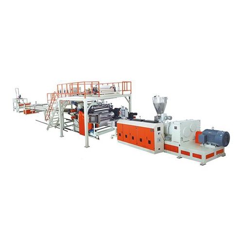 Экструзионная линия 3 слоя - SJSZ 110/220 - Wuxi JKS Machinery Manufacturing Co.,Ltd - 5 слоев / с воздушным охлаждением / пластины из пластмассы