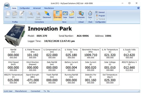 Программное обеспечение для измерений - iLink 2012  - KISTERS - HyQuest Solutions - конфигурация / регистратор данных