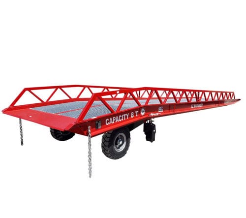 Загрузочная платформа для контейнеров - EASY XL-8 LS - AZ RAMP - для грузовика / для вилочного погрузчика / для прицепа