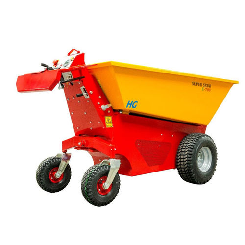 Колесный мини-опрокидыватель - Super Skub E700 - Hedensted Gruppen A/S - гидравлический / с ручным управлением / с фронтальной загрузкой