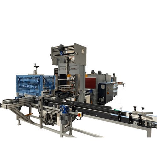 Автоматическая обверточная машина - TURBEY PACKING MACHINERY - для косметической продукции / для напитков / для химических продуктов