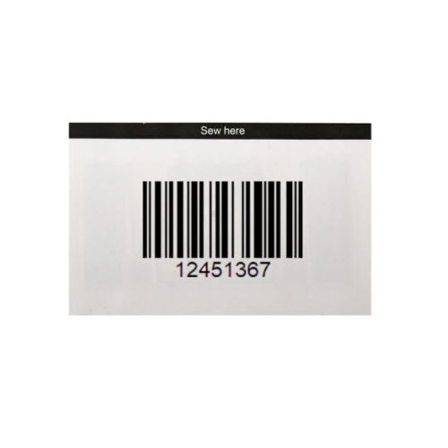 Печатная этикетка - AX’Label Textile - AXEM Technology - RFID / сшивка / из бумаги