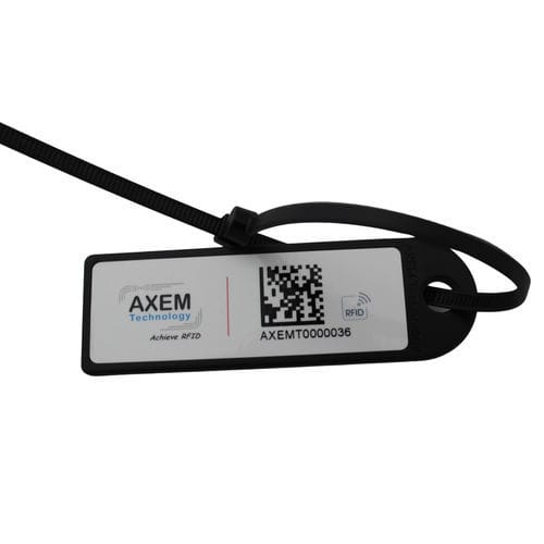 Этикетка RFID - AX'Tag Locker XL - AXEM Technology - UHF / с контуром / для привязывания