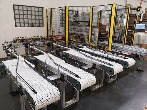 Подъемно-транспортная роботизированная ячейка - staedler automation AG - для бутылок / сцепления