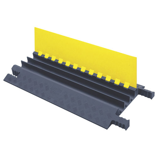 Защита для кабелей для проезда транспортных средств - Grip Guard® - Justrite Safety Group - напольное крепление / из полиуретана / ромбовидная