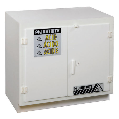 Шкаф для обеспечения безопасности - 2401 - Justrite Safety Group - для хранения и распределения / установка под верстаком / на ножках