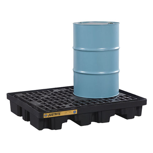 Ящичный поддон из пластика - EcoPolyBlend™ - Justrite Safety Group - для хранения / для бочек / герметичный