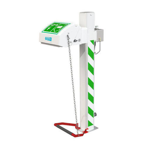 Напольный душ для глаз/лица - EXP-AH-45GS/P - Justrite Safety Group - для интерьера / для открытого пространства / с защитой от замерзания