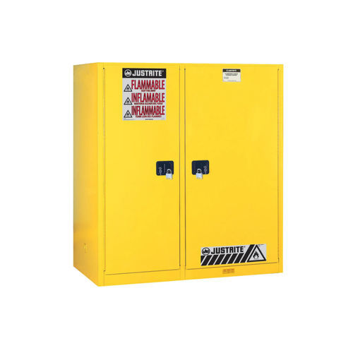 Шкаф для огнеопасных продуктов - Sure-Grip® EX - Justrite Safety Group - для обеспечения безопасности / напольный / с полками