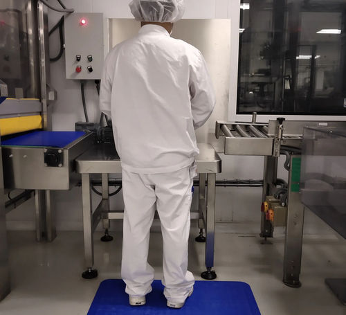 Противоскользящий коврик - Sani-Flex™ 526 - Justrite Safety Group - снимающий усталость / из каучука / из нитрильного каучука