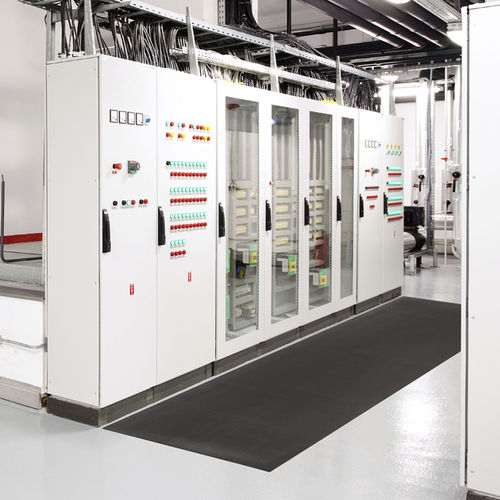 Электрически изолированный коврик - Switchboard Matting™ Class 2 830 - Justrite Safety Group - рифленый / из каучука