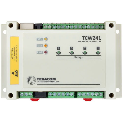 Цифровой модуль входа/выхода - TCW241 - Teracom - аналоговый / Ethernet / Modbus