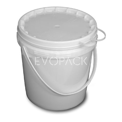 Ведро из пластика - 7505006110 - EVOPACK - круглое / с крышкой / с ручкой