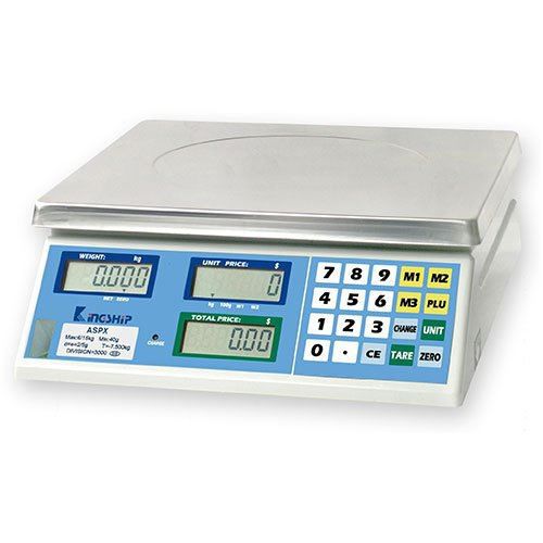 Весы с платформой - ASPX Series - KINGSHIP WEIGHING MACHINES CORP. - электронный / вес/цена / килограмм