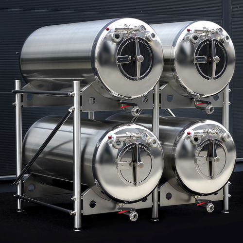 Резервуар для стокирования - Bright beer tank - ZIPTECH LLC - для пива / из нержавеющей стали / цилиндрический