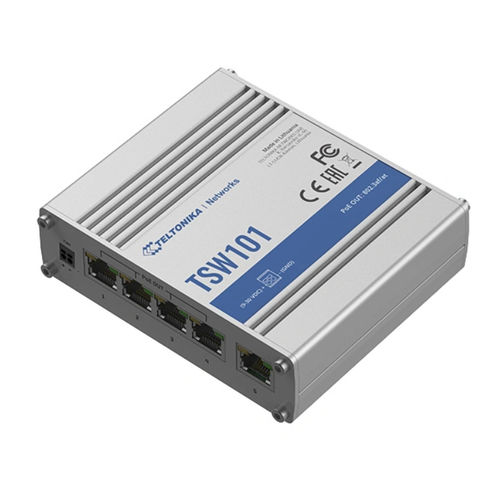 Неуправляемый коммутатор Ethernet - TSW101 - Teltonika Networks - 5 портов / Gigabit Ethernet / встроенный