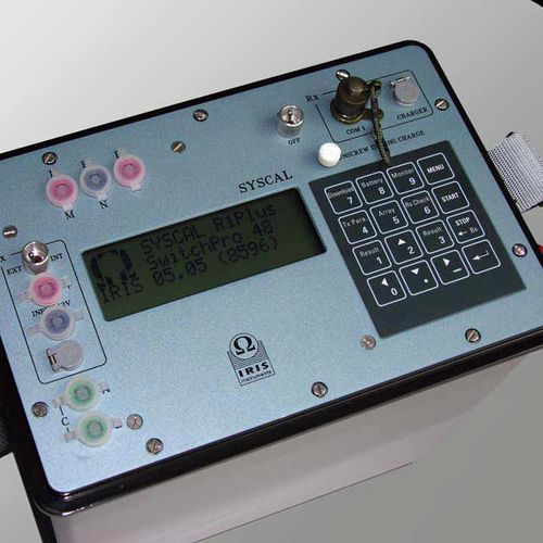 Измерительный инструмент удельное сопротивление - Syscal Junior - Iris Instruments - вызванной поляризации / заряжаемости / солесодержания
