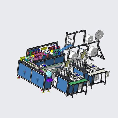 Производственная линия для хирургических масок - Nantongtongji Co.,LTD. - автоматическая / непрерывного действия