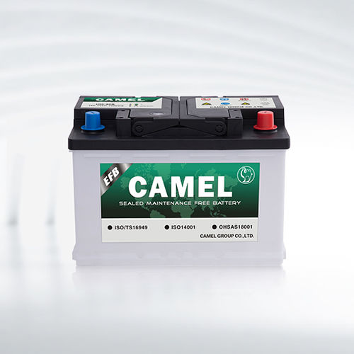 Свинцово-кислотный аккумулятор - EFB - CAMEL GROUP CO., LTD - прямоугольный / 12 В / для использования в автомобилях