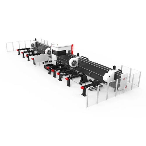 Станок для резки волоконный лазер - TG series - DXTECH CNC Machine Co., Ltd. - для металла / для труб / ЧПУ