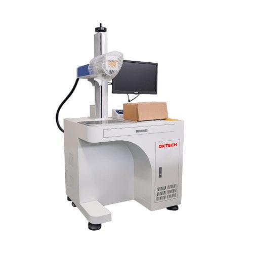 Маркировочная машина волоконный лазер - DXTECH CNC Machine Co., Ltd. - для нержавеющей стали / для алюминия / настольная