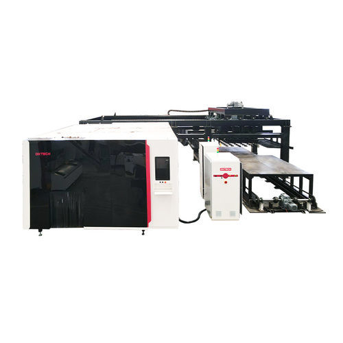 Станок для резки волоконный лазер - 1530SP6T - DXTECH CNC Machine Co., Ltd. - для углеродистой стали / для листа / для труб