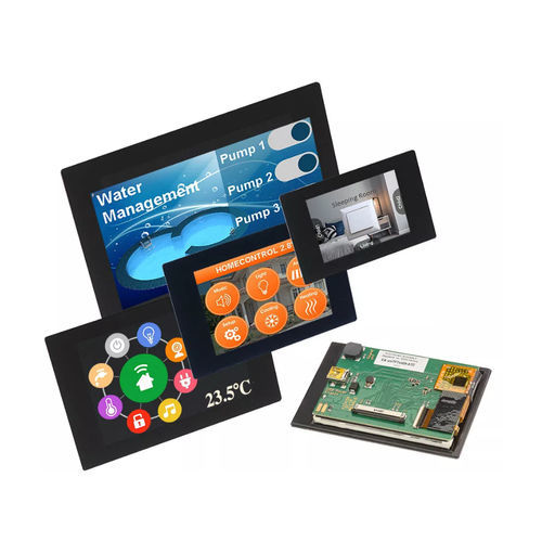 HMI с проекционно-емкостной технологией - uniTFT series - DISPLAY VISIONS GmbH - встраиваемый / встроенный / мобильный