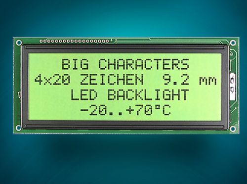 Табло с точечной матрицей - DISPLAY VISIONS GmbH - LED / LCD / с 2 линиями