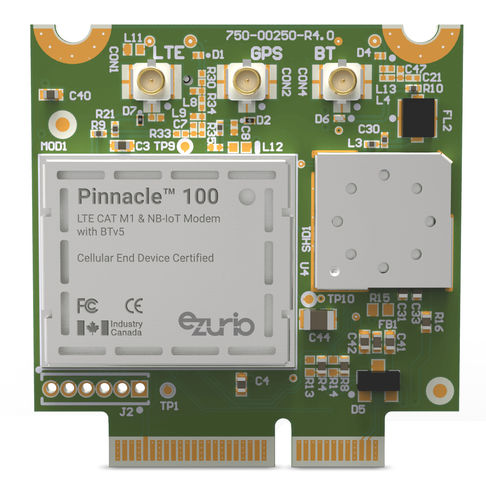 Секционная интегральная схема модема - Pinnacle™ 100 - Laird Connectivity - bluetooth / NB-IoT / низкой мощности