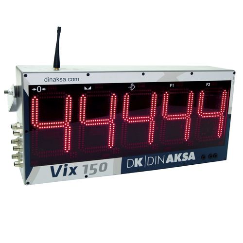 Весовой индикатор светодиодный дисплей - VIX-150 - DINAKSA PESAJE - настенный / на DIN-рейке / герметичный