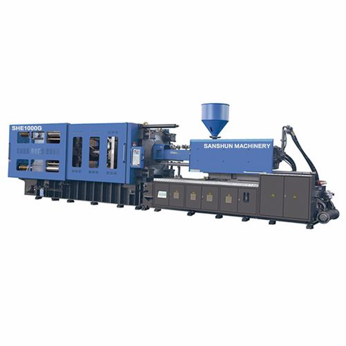 Горизонтальный термопластавтомат - SHE1000G - NINGBO SANSHUN MACHINERY & TECHNOLOGY CO.,LTD - гидравлический / с коленчатым рычагом