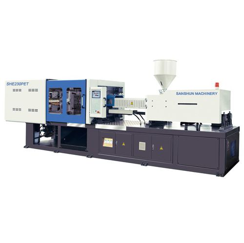 Горизонтальный термопластавтомат - SHE230V-PET  - NINGBO SANSHUN MACHINERY & TECHNOLOGY CO.,LTD - гидравлический / для ПЭТФ / из преформ