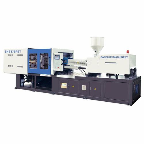 Горизонтальный термопластавтомат - SHE378V PET - NINGBO SANSHUN MACHINERY & TECHNOLOGY CO.,LTD - гидравлический / для ПЭТФ / из преформ