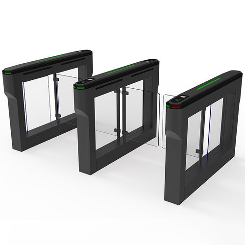 Створчатый турникет - MT340 - Mairs Intelligent Technology Co.,Ltd - средней высоты / автоматический / с устройством считывания бейджей