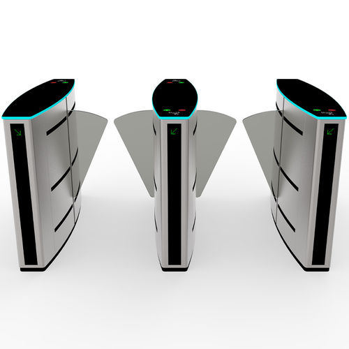 Турникет средней высоты - MT244 - Mairs Intelligent Technology Co.,Ltd - с устройством считывания бейджей / автоматический