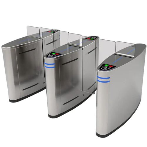 Турникет средней высоты - MT245 - Mairs Intelligent Technology Co.,Ltd - с устройством считывания бейджей / автоматический / раздвижной